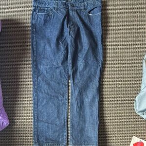Express Blue Straight Jeans